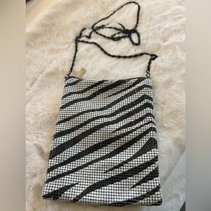 Chic Black and White Zebra Print Women's Bag